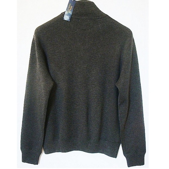 Lauren Gray Cotton 1/2 Zip Sweater Men's NWOT L - Picture 3 of 4